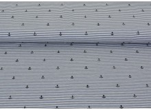 Jersey - Anker Ringel grau